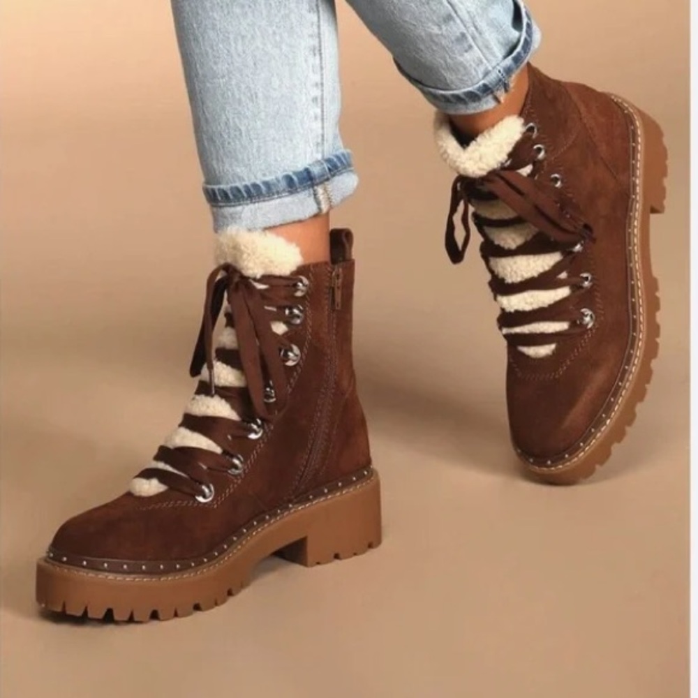 Steve Madden lace-up boots